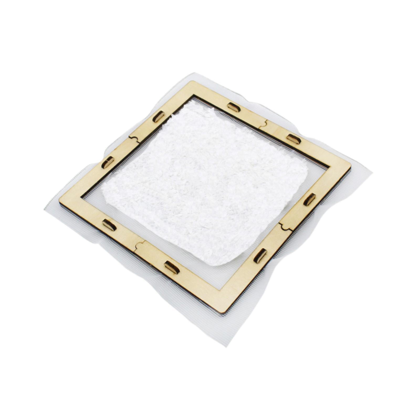 Bothyi - Molde De Madera Para Hacer Papel Cuadrado Para Decoración Del Hogar, Manualidades De Papel Para Niños Y Niñas