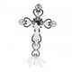 thumbnail image 2 of Crucifijo Decorativo De Metal Cruz De Pie Decoración De Mesa Cristiana Portátil Negro, 2 of 3