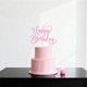 thumbnail image 5 of Adorno para Pastel Sodasos Feliz Cumpleaños Brillo Rosa, 5 of 9