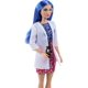 thumbnail image 3 of Muñeca moderna Barbie Scientist con cabello azul, bata de laboratorio y zapatos planos, 3 of 6