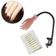thumbnail image 2 of Mano para práctica de uñas, accesorio para exhibición de manicura, manos postizas flexibles y móviles para práctica de manicura, con 500 uñas postizas., 2 of 8