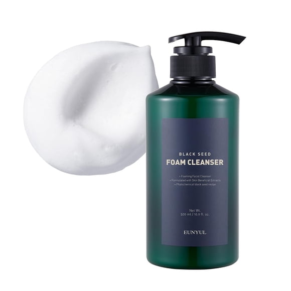 Limpiador en espuma EUNYUL Blackseed 500 ml Korean Skincare