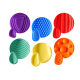 thumbnail image 3 of Set 6 Piedras Silicona Sensoriales Fidget de enfoque con Texturas, 3 of 3