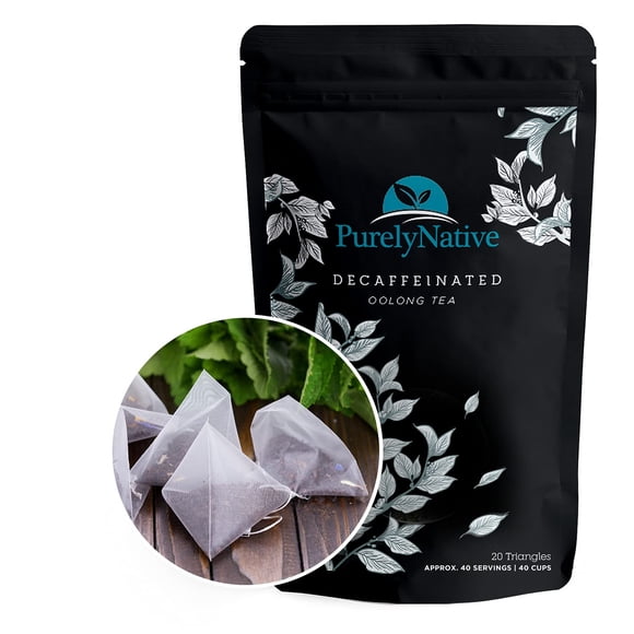 Bolsitas de té TRYVERA Oolong descafeinado 20 sobres