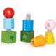 thumbnail image 1 of Set de aprendizaje Building Block Hape Twist and Turnables Wood, 1 of 5