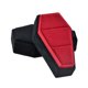 thumbnail image 2 of Caja De Joyería Con Forma De Ataúd, Caja De Almacenamiento De Joyas Para Colgantes, Amuletos, Regalos, Recuerdo De Fiesta, Caja De Anillos, Color Negro Y Rojo, 2 of 3