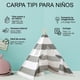 thumbnail image 3 of Carpa Tipi Niños Infantil 160 Cm Rayas Gris Decoración, 3 of 6
