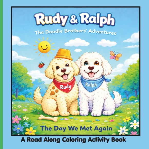Libro de colorear y actividades Rudy & Ralph para niños de 4 a 8 años