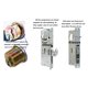 thumbnail image 5 of Cerradura AiSecure Commercial Mortise Silver para escaparate, 5 of 8