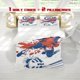 thumbnail image 1 of 3pcs Blue Cross Football Club Printed Bedding Set Soft Duvet Cover and Two Pillowcases Ideal for All Seasons, 1 of 5