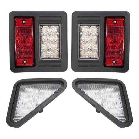 Hecasa - Kit De Luces Led Para Faros Delanteros Y Traseros Para Minicargadora Bobcat