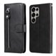 thumbnail image 5 of Funda tipo cartera para Samsung Galaxy S25 Ultra con bolsillo con cremallera y ranuras para tarjetas – Función de soporte Negro, 5 of 6