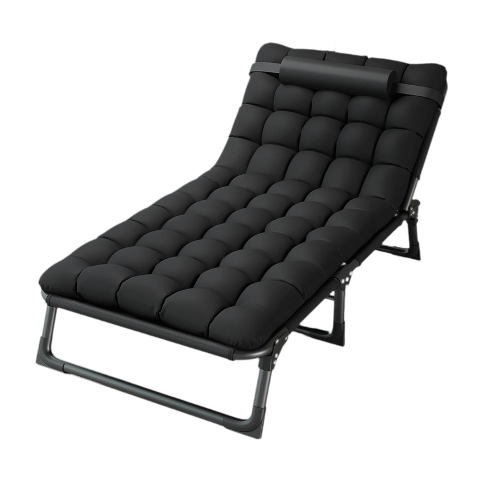 Ioensy - Cama De Camping Plegable Cuna De Camping Cama De Invitados Abatible Para Oficina Siestas Hogar 180 Cm X 62 Cm X 28 Cm