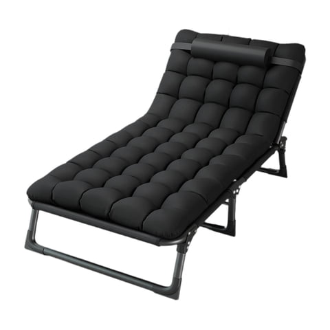 Ioensy - Cama De Camping Plegable Cuna De Camping Cama De Invitados Abatible Para Oficina Siestas Hogar 180 Cm X 62 Cm X 28 Cm