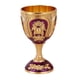 thumbnail image 1 of Copa De Vino Fácil De Limpiar, Recuerdos De Fiesta, Decoración Portátil, Regalos De Cumpleaños, Copa Dorada Y Morada, 1 of 5