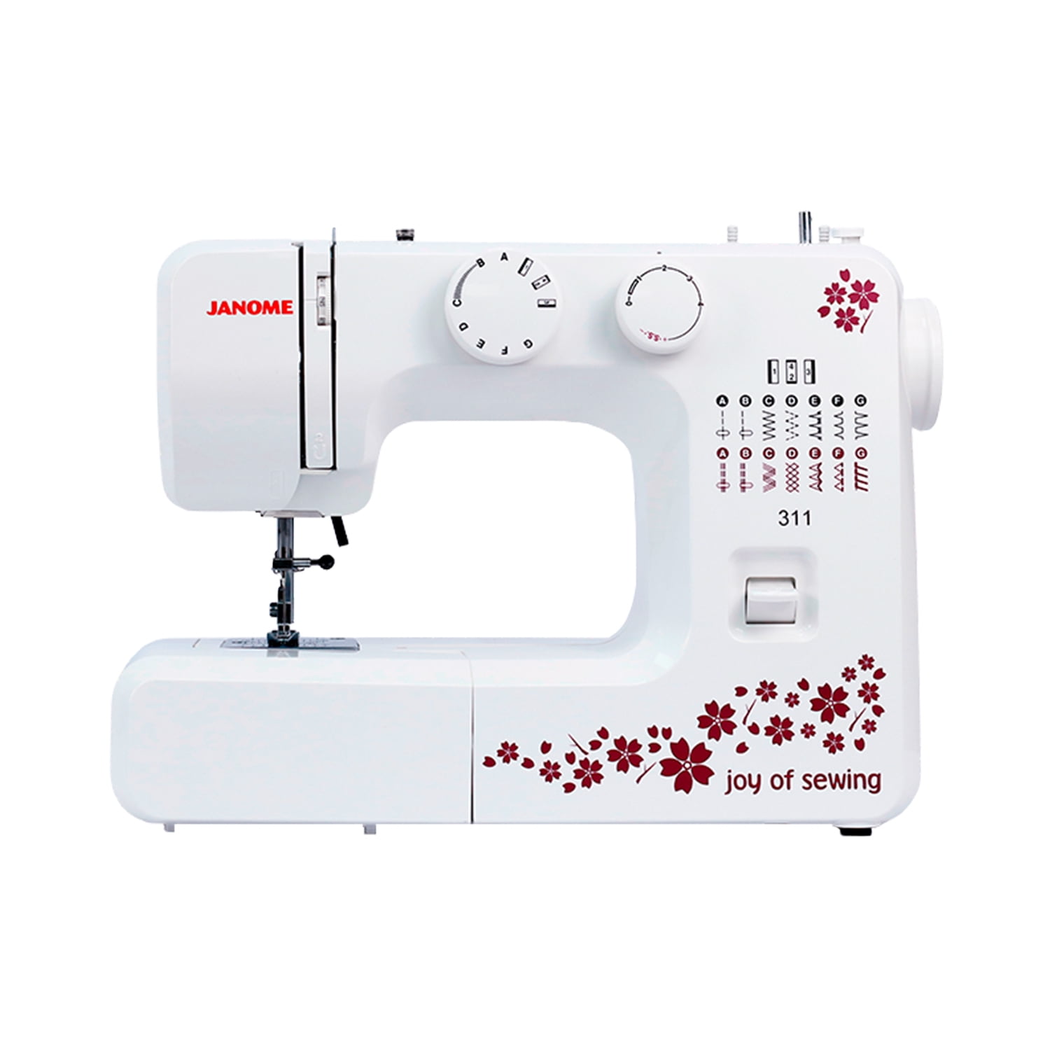 Janome - Máquina De Coser 311 Blanco