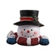 thumbnail image 3 of Estatua De Muñeco De Nieve Navideño En Miniatura Con Luz, Accesorio Fotográfico Para Mesa, Chimenea, Sombrero Negro, 3 of 3