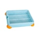 thumbnail image 5 of Bandeja para arena para conejos, inodoro para mascotas, bandeja antisalpicaduras para ir al baño, bandeja para ir al baño para perros, conejos, , S, azul, 5 of 5