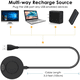 thumbnail image 3 of Cable de carga compatible con Vivoactive 3/3 Music / 5 / 5S / 5X / 5X Plus / Instinct / Forerunner 935 cable cargador estación de carga, 3 of 8