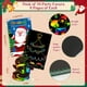 thumbnail image 4 of Skrajoi 12 paquetes de artículos navideños de scratch art para fiestas, 14 x 9 cm, 4 of 7