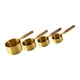 thumbnail image 2 of Juego De Cucharas Medidoras De 4 Uds., Herramientas De Medida De Cocina Antiescaldaduras De Acero Inoxidable, Color Dorado, 2 of 3