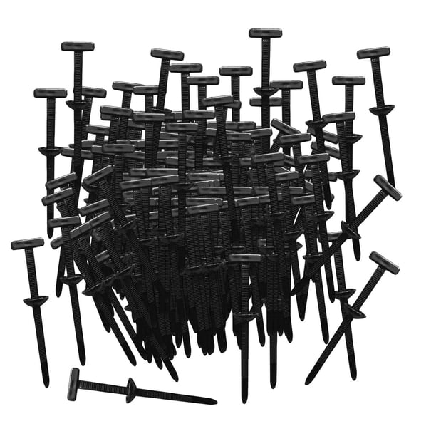 Hebilla para Bridas de Cables, Cable de Montaje a Presión, Clip de Montaje para Automóvil, Correa Autoblocante Premium para La Fijación Diaria Del Aut 200 piezas
