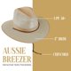 thumbnail image 2 of Sombrero Henschel Aussie Mesh Breezer de protección solar plegable, 2 of 7