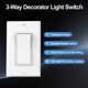 thumbnail image 2 of Interruptor de luz ThUnderway Decorator Paddle Rocker de 3 vías, 15 A, 2 of 9