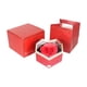 thumbnail image 1 of Joyero Anillos Pendientes Collar Caja De Almacenamiento Para El Día De La Madre Aniversario Rojo, 1 of 3