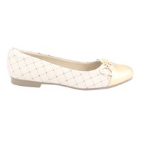 Zapato Chalada Mujer Nazzer-2 Dorado Casual