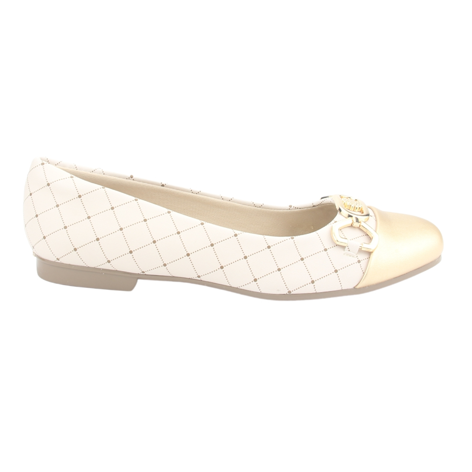 Zapato Chalada Mujer Nazzer-2 Dorado Casual