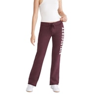 Pantalón Aeropostale Aero Logo Flare Para Mujer, Color Burdeos Intenso