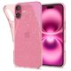 thumbnail image 1 of Funda Spigen para iPhone 16, cristal líquido, purpurina, cuarzo rosa, 1 of 7