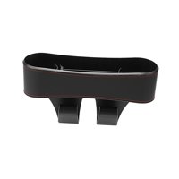 Ioensy - Organizador De Relleno Para Huecos De Asiento De Coche, Bolsillos De Almacenamiento Para Llaves, Cartera Para Teléfono Móvil, Color Negro
