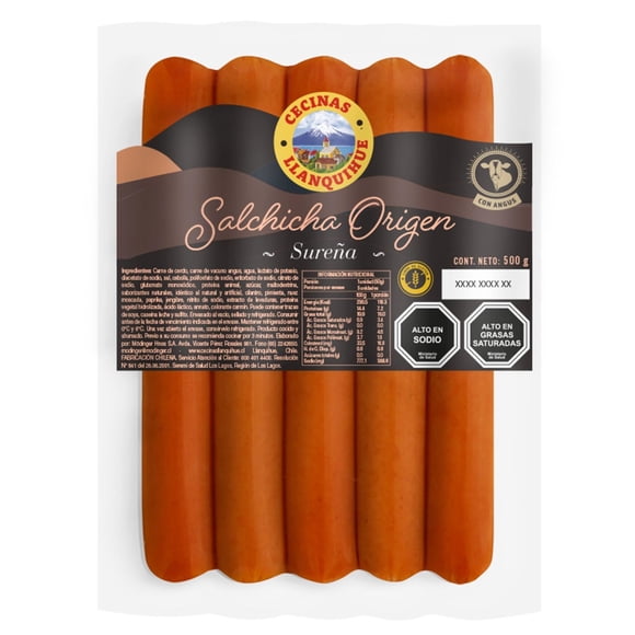 Salchichas Sureña Angus, 500 g
