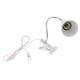 thumbnail image 2 of Soporte Flexible Para Lámpara De Reptil Clip Para Bombilla Soporte Para Lámpara De Mesa Enchufe De La UE Blanco, 2 of 3