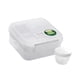 thumbnail image 5 of Contenedores Bento Box Portátiles Multiusos Para Preparar Comidas Para La Oficina, Viajes, Fiestas, Color Blanco, 1250 Ml, 5 of 5