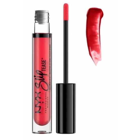 Aceite labial NYX Cosmetics Slip Tease a todo color Red Queen