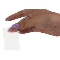 Label Protectors School Smart Vinyl Rectangle, Redondo, 4 X 10 Cm