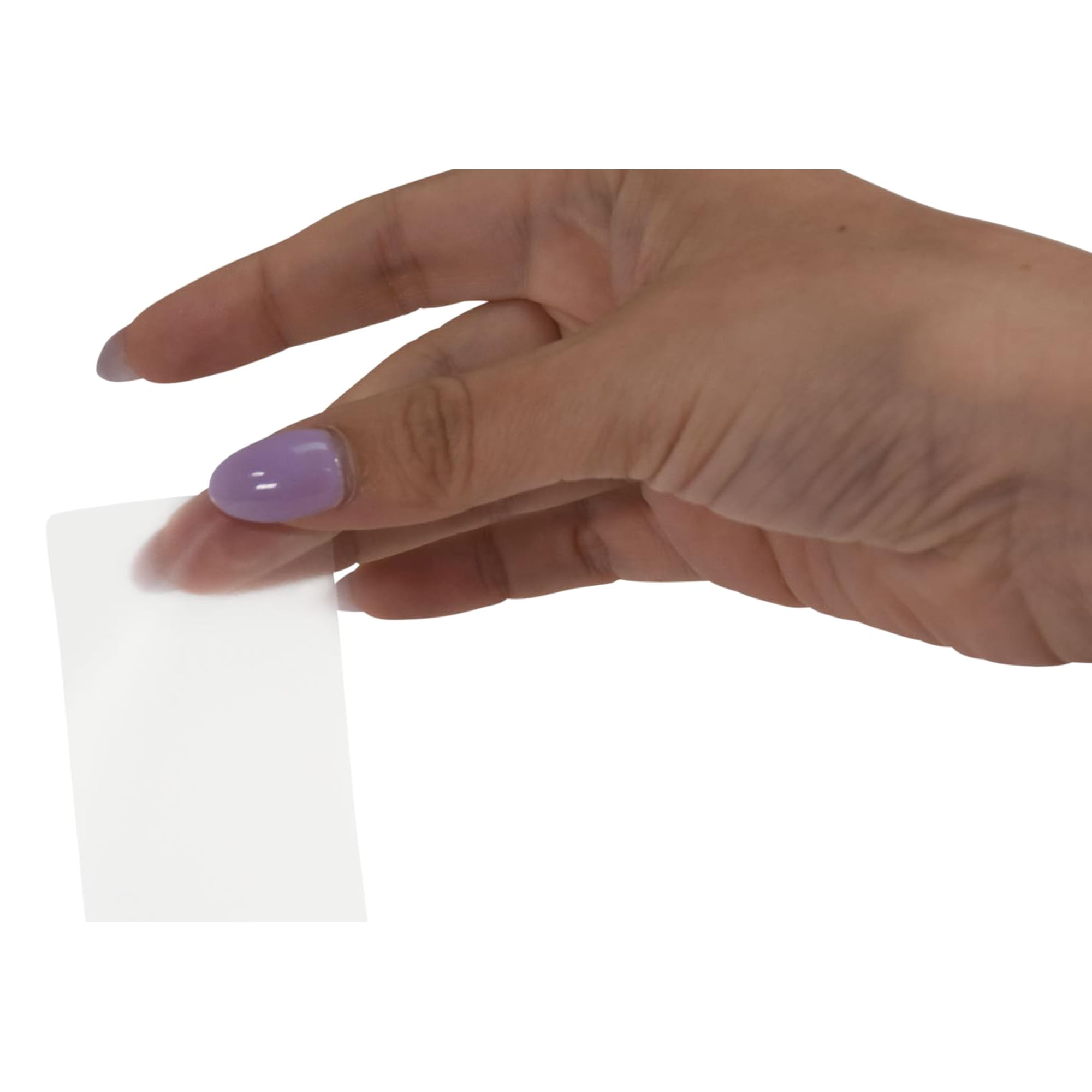 Label Protectors School Smart Vinyl Rectangle, Redondo, 4 X 10 Cm