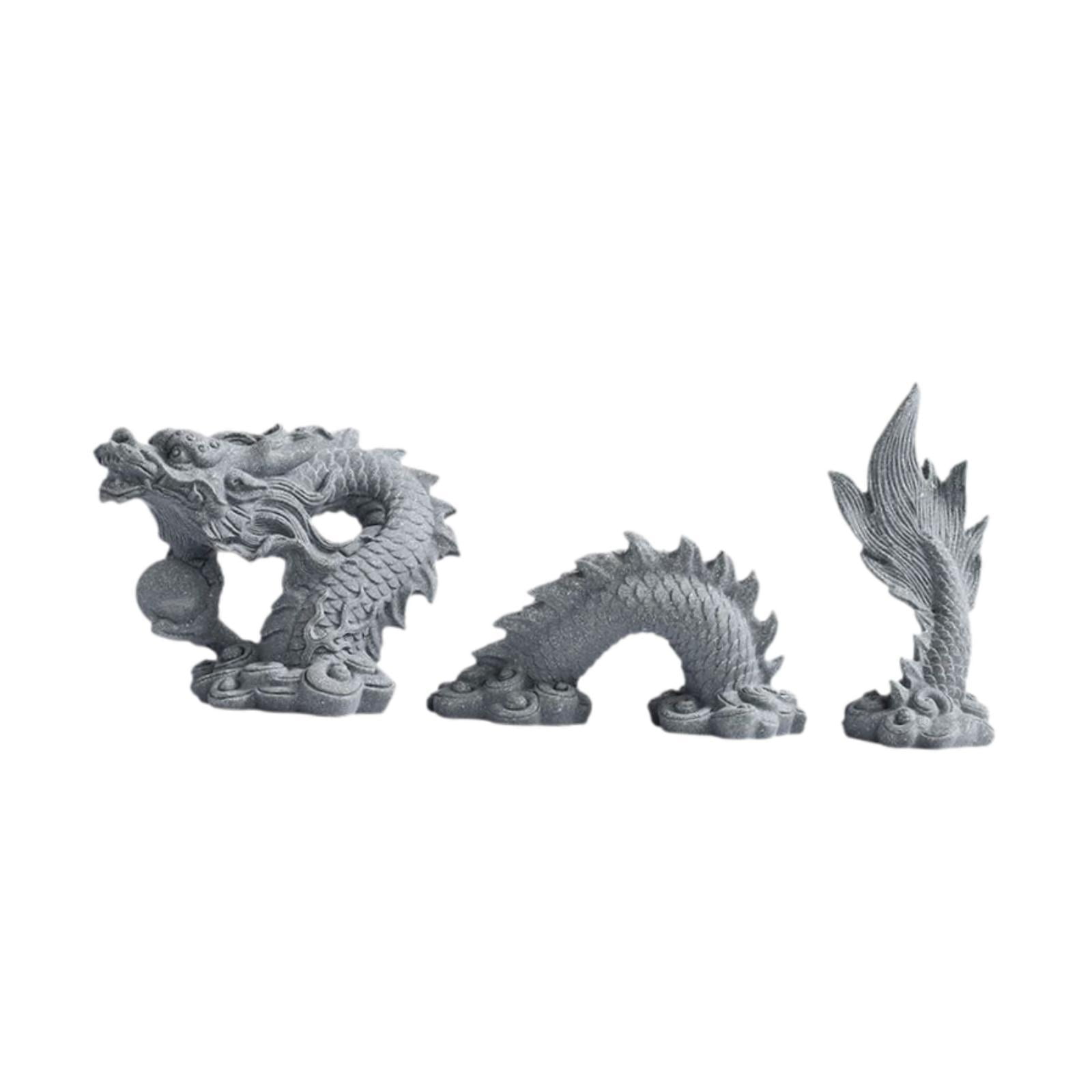 Bothyi - Estatua De Dragón, Regalo, Adorno Decorativo, Escultura Para Jardín, Tienda, Chimenea.