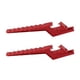 thumbnail image 2 of 2 Piezas Reposapiés para Apoyapiés para Acompañante Pedales Traseros Y Estribos de Montaje con Diseño Antideslizante Adecuado para Viajes Lar Rojo, 2 of 5