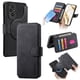 thumbnail image 1 of Funda Billetera Magnética para Honor 200 Soporte Tarjetas Desmontable Negro, 1 of 6