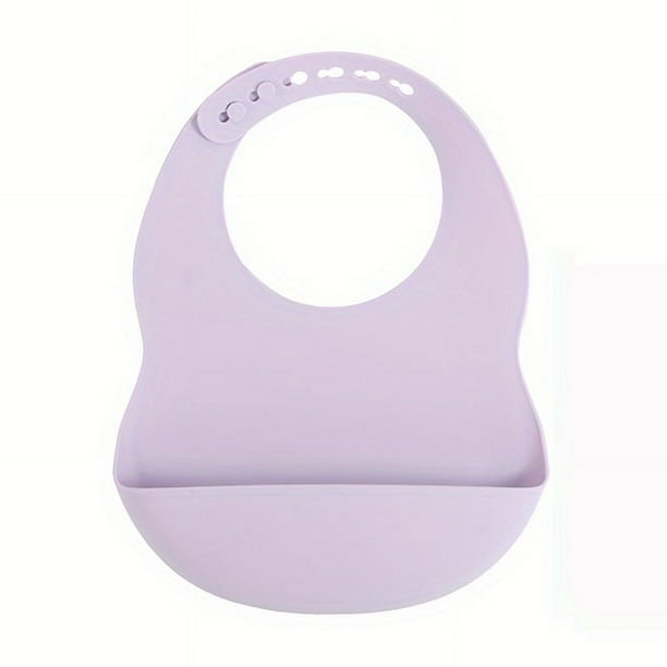 Adjustable BPA-Free Silicone Baby Bib for Mess-Free Feeding and Drooling
