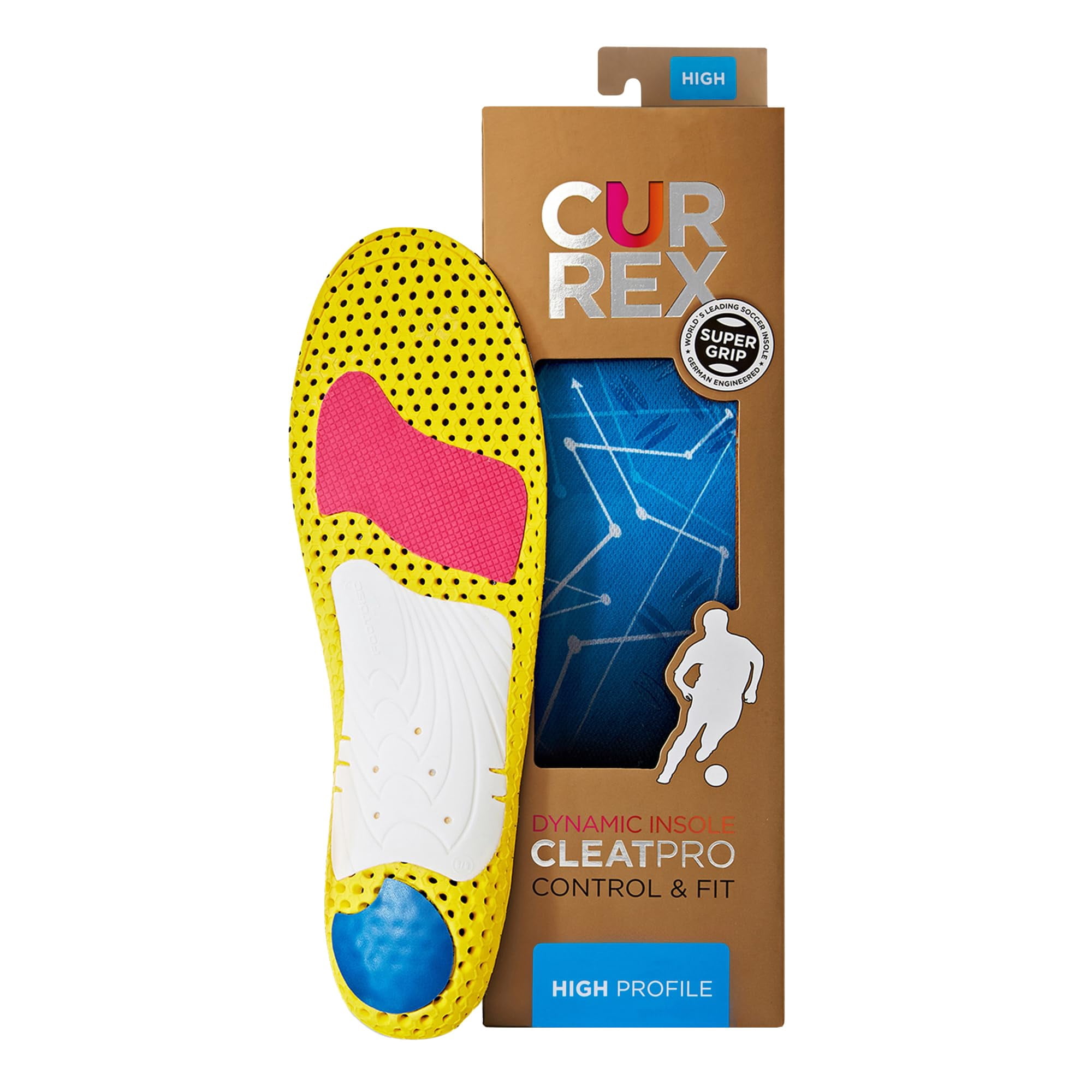 Plantillas Currex Cleatpro Sport Para Tacos De Fútbol, Tacos De Fútbol Y Calzado Deportivo