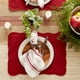 thumbnail image 4 of Juego de manteles individuales DII Quilted Farmhouse Collection Cranberry, 6 piezas, 4 of 7