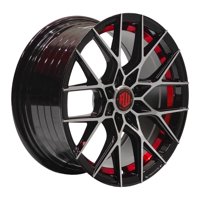 Pw Motor Sport - Set 4 Llantas 15X7 4X100/4X114 Et35 Daiya Bm-Uc-Red