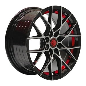 Pw Motor Sport - Set 4 Llantas 15X7 4X100/4X114 Et35 Daiya Bm-Uc-Red