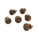 thumbnail image 1 of Pomo esférico de madera Dritz Home 47067A Med Brown (6 piezas), 1 of 1