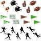 thumbnail image 1 of Topers para cupcakes HEGYINI de fútbol, 24 piezas para fiesta temática deportiva, 1 of 7